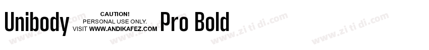 Unibody8Pro Bold字体转换